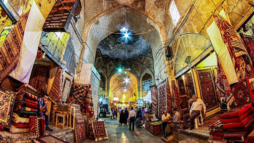 بازار وکیل - مناطق گردشگری در شیراز
