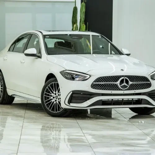 Rent a Mercedes Benz C200 2025-model in Tehran