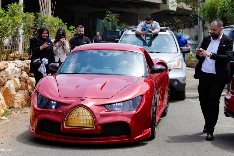 Lebanese car - Unveiling of Lebanon's first car