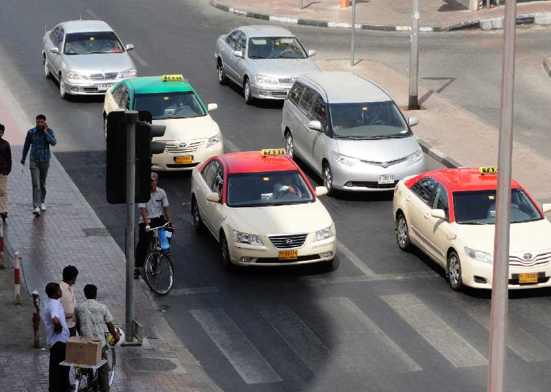 The cost of a taxi in Dubai between routes - هزینه تاکسی در دبی