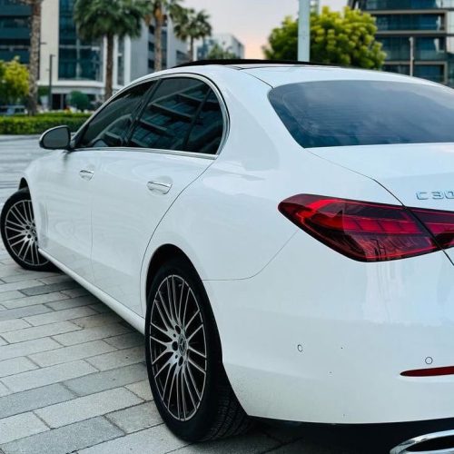 اجاره مرسدس بنز C300 در دبی |Rent Mercedes Benz C300 2022