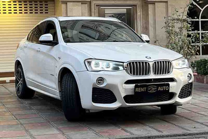 اجاره بی ام و ایکس ۴ در تهران| Rent BMW X4 2017 In Tehran